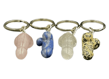 Load image into Gallery viewer, Crystal Phallus Keychain - Down To Earth Co.