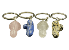 Load image into Gallery viewer, Crystal Phallus Keychain - Down To Earth Co.