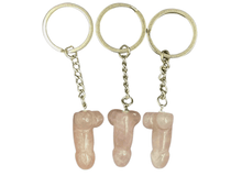 Load image into Gallery viewer, Crystal Phallus Keychain - Down To Earth Co.