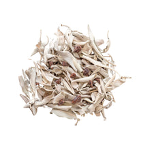 Load image into Gallery viewer, A pile of dried white sage and dragon's blood incense in a pile with a white background. - Down to Earth.