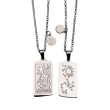 Load image into Gallery viewer, Zodiac Tarot Card & Astrology Necklace