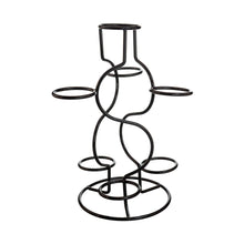 Load image into Gallery viewer, "8.5'' metal stand that holds 40mm crystal spheres on a white background," - Down to Earth.