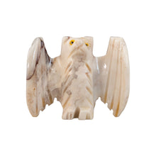 Load image into Gallery viewer, "Straight-on photograph of an eagle stone sculpture," - Down to Earth.