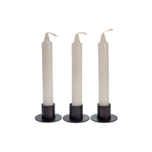 Load image into Gallery viewer, Photograph of three white ritual candles sold by Down to Earth based out of Wichita, Kansas. - Down to Earth.