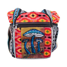 Load image into Gallery viewer, ThreadHeads Aztec Patchwork Shoulder Bag front  - Down to Earth
