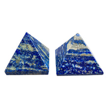 Load image into Gallery viewer, 2&quot; Lapis Pyramid Group - Down To Earth
