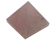 Load image into Gallery viewer, 3&quot; Rose Quartz Pyramid - Down To Earth Co.
