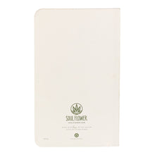 Load image into Gallery viewer, 7 Chakra Blank Notebook back facing on a white background - Down To Earth
