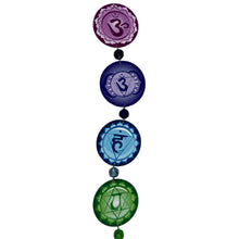 Load image into Gallery viewer, 7 Chakra Sun Catcher Crystal Detail - Down to Earth
