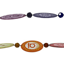 Load image into Gallery viewer, 7 Chakra Sun Catcher Crystal Side Angle - Down to Earth

