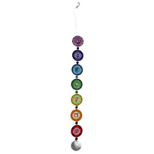 Load image into Gallery viewer, 7 Chakra Sun Catcher Crystal - Down to Earth
