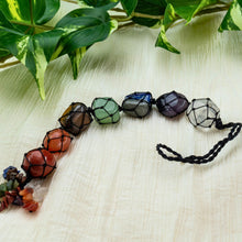 Load image into Gallery viewer, 7 Chakra Car Mobile With Chakra Beads Styled - Down To Earth
