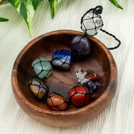 7 Chakra Car Mobile With Chakra Beads in Bowl - Down To Earth