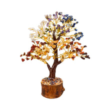 Load image into Gallery viewer, Decorative crystal tree with chakra stones on a white background - Down To Earth
