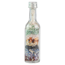 Load image into Gallery viewer, 9 Luck Mineral Talisman Bottle on a white background back of bottle - Down to Earth
