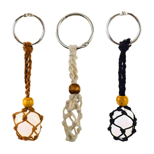Adjustable Crystal Holder Keychain - Down To Earth