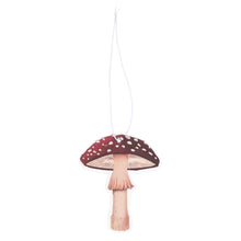 Load image into Gallery viewer, Peach Dark Forest Mushroom Air Freshener on a white background - Down to Earth
