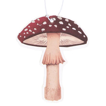 Load image into Gallery viewer, Peach Dark Forest Mushroom Air Freshener close-up on a white background - Down to Earth
