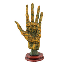 Load image into Gallery viewer, "Decorative palm reading hand sculpture on a white background," - Down to Earth.
