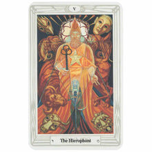 Load image into Gallery viewer, Aleister Crowley Thoth Tarot Deck The Hierophant Card - Down To Earth
