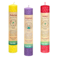 Load image into Gallery viewer, Aloha Bay Chakra Pillar Candles - Down To Earth
