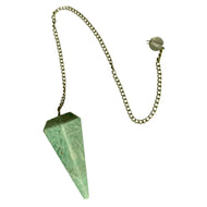 Amazonite Faceted Pendulum - Down To Earth
