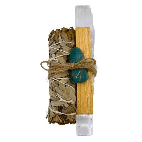 Amazonite Smudging Kit - Down To Earth
