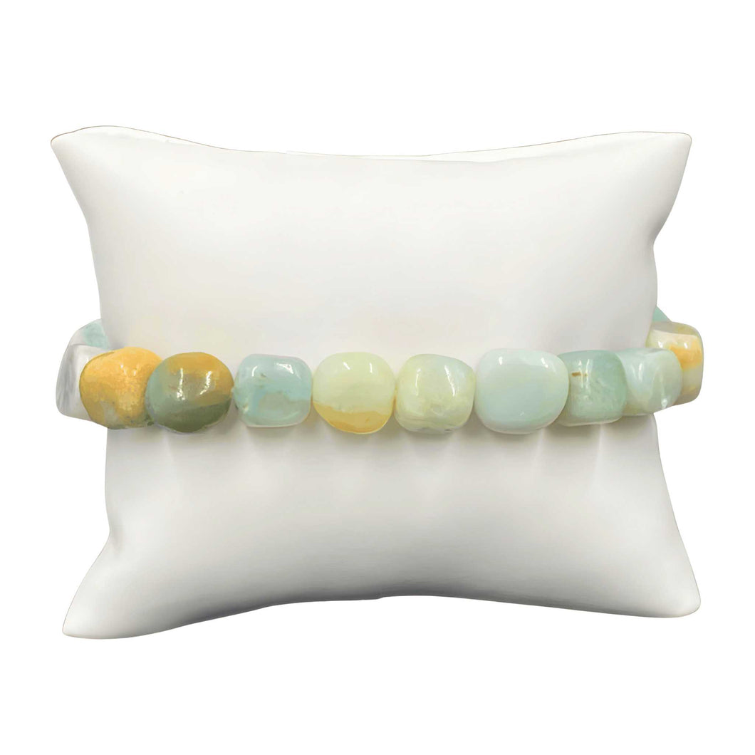 Amazonite Tumbled Gemstone Bracelet - Down To Earth