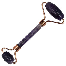 Load image into Gallery viewer, Amethyst Crystal Facial Roller - Down To Earth

