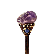 Load image into Gallery viewer, Amethyst Crystal Hair Stick - Down To Earth
