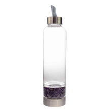 Load image into Gallery viewer, Amethyst Healing Crystal Water Bottle - Down To Earth
