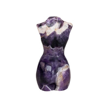 Load image into Gallery viewer, Amethyst Crystal Goddess Torso Back - Down To Earth
