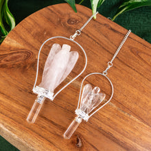 Load image into Gallery viewer, Angel Point Pendulums on a wooden surface - Down to Earth
