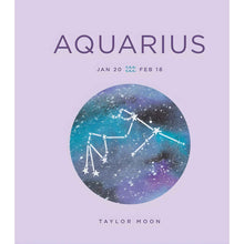 Load image into Gallery viewer, Aquarius Zodiac Astrology Book by Taylor Moon - Down To Earth
