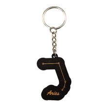 Load image into Gallery viewer, "Aries Zodiac Keychain on a white background," - Down to Earth.
