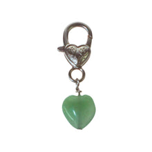 Load image into Gallery viewer, Aventurine Crystal Heart Pet Pendant - Down To Earth
