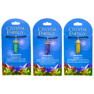 Aventurine, Amethyst & Mookaite Crystal Energy Pendants - Down To Earth
