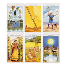 Load image into Gallery viewer, Beginner's Guide Tarot 6 tarot cards on a white background - Down To Earth

