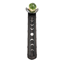 Load image into Gallery viewer, Black Mushroom Incense Burner top down on a white background - Down To Earth
