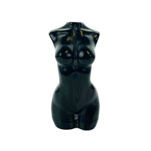 Load image into Gallery viewer, Black Obsidian Goddess Crystal Torso Front - Down To Earth
