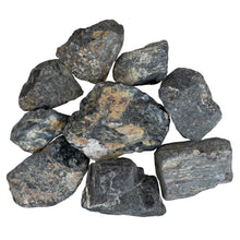 Load image into Gallery viewer, Rough Raw Black Tourmaline on a white background - Down to Earth
