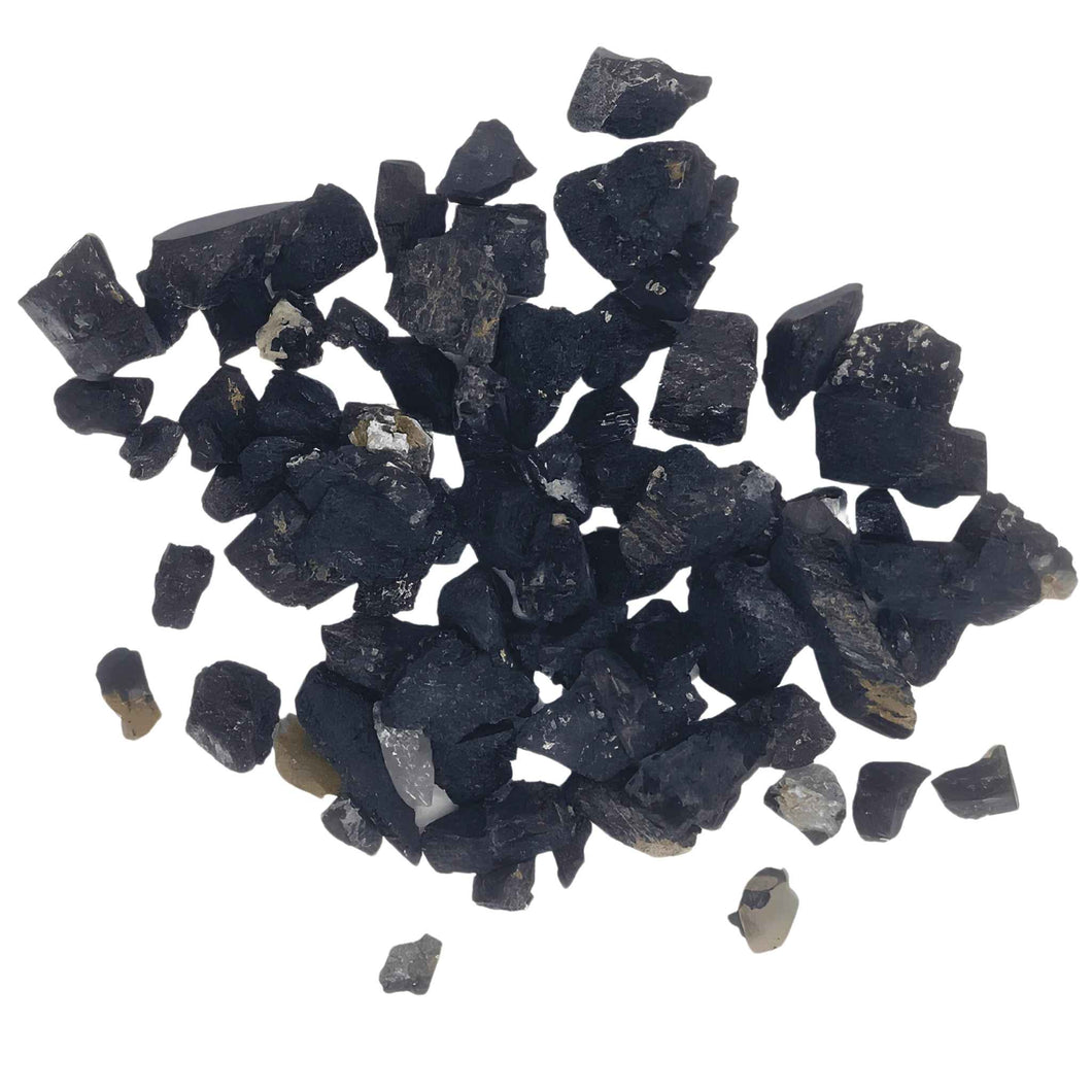 Black Tourmaline Crystal Chips - Down To Earth