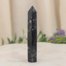 Load image into Gallery viewer, Black Tourmaline Obelisk Style Background - Down To Earth
