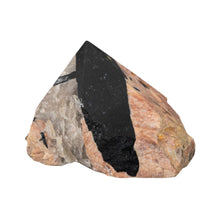 Load image into Gallery viewer, Black Tourmaline With Feldspar 12oz studio photo - Down to Earth
