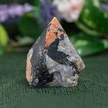 Load image into Gallery viewer, Black Tourmaline With Feldspar 13oz syled photo - Down to Earth
