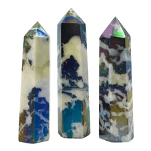 Load image into Gallery viewer, Black Zebra Jasper Aura Points - Down To Earth
