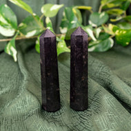 Black Tourmaline Towers Styled - Down To Earth