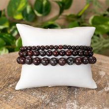 Load image into Gallery viewer, Bloodstone Crystal Energy Bracelets 4mm, 6mm and 8mm - Down To Earth
