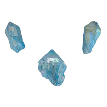 Load image into Gallery viewer,  Blue Aura Quartz Point on a white background - Down To Earth
