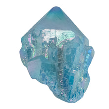 Load image into Gallery viewer, Blue Aura Quartz Point 1ct on a white background - Down To Earth
